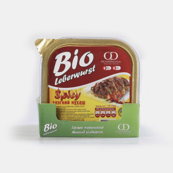 Bio leberwurst /Spicy/